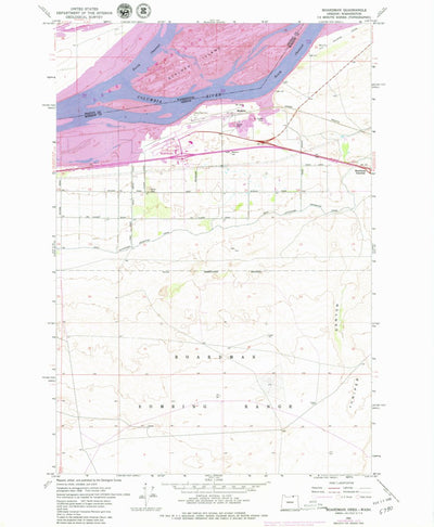United States Geological Survey Boardman, OR-WA (1962, 24000-Scale) digital map