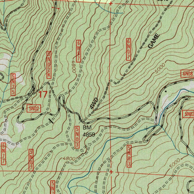 United States Geological Survey Boards Crossing, CA (2001, 24000-Scale) digital map
