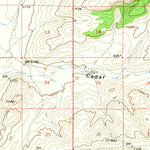 United States Geological Survey Boars Tusk, WY (1958, 62500-Scale) digital map
