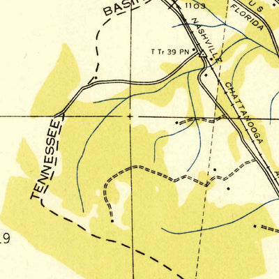 United States Geological Survey Boaz, AL (1936, 24000-Scale) digital map