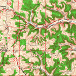 United States Geological Survey Boaz, WI (1966, 62500-Scale) digital map