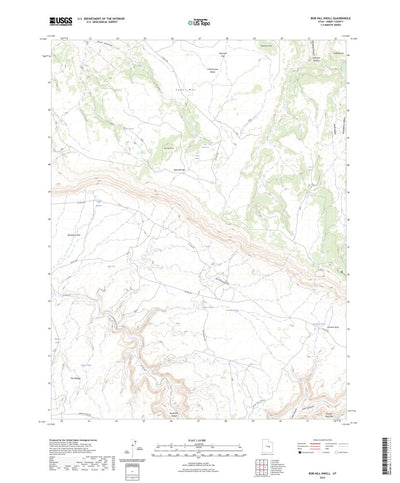 United States Geological Survey Bob Hill Knoll, UT (2023, 24000-Scale) digital map