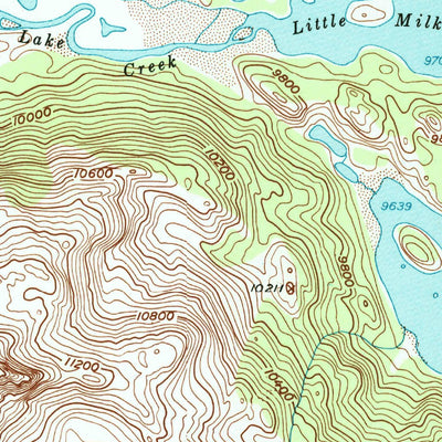 United States Geological Survey Bob Lakes, WY (1952, 24000-Scale) digital map