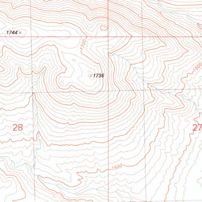 United States Geological Survey Bob Spring, NV (1981, 24000-Scale) digital map