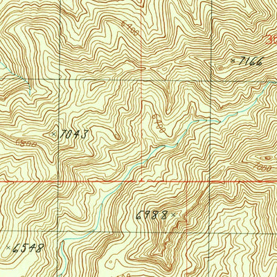 United States Geological Survey Bobby Canyon North, UT (1991, 24000-Scale) digital map