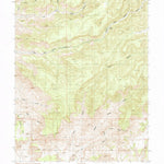 United States Geological Survey Bobby Canyon South, UT (1991, 24000-Scale) digital map