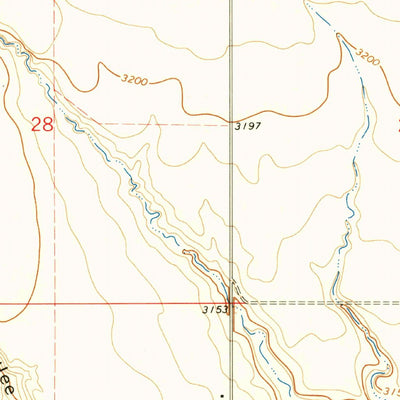 United States Geological Survey Bobcat Coulee NE, MT (1964, 24000-Scale) digital map