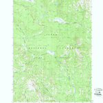 United States Geological Survey Bobcat Ridge, WY (1989, 24000-Scale) digital map