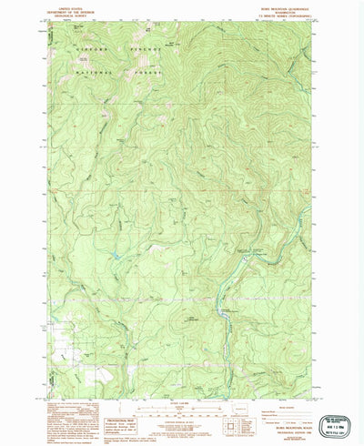 United States Geological Survey Bobs Mountain, WA (1986, 24000-Scale) digital map