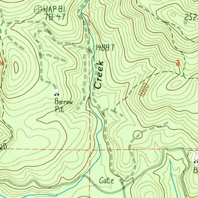 United States Geological Survey Bobs Mountain, WA (1986, 24000-Scale) digital map
