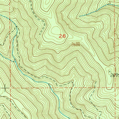United States Geological Survey Bobs Mountain, WA (1986, 24000-Scale) digital map