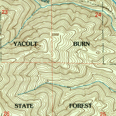 United States Geological Survey Bobs Mountain, WA (2000, 24000-Scale) digital map