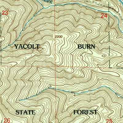 United States Geological Survey Bobs Mountain, WA (2000, 24000-Scale) digital map