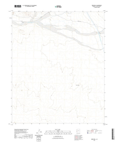 United States Geological Survey Bobs Well, AZ (2021, 24000-Scale) digital map