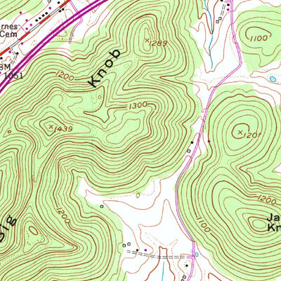 United States Geological Survey Bobtown, KY (1954, 24000-Scale) digital map