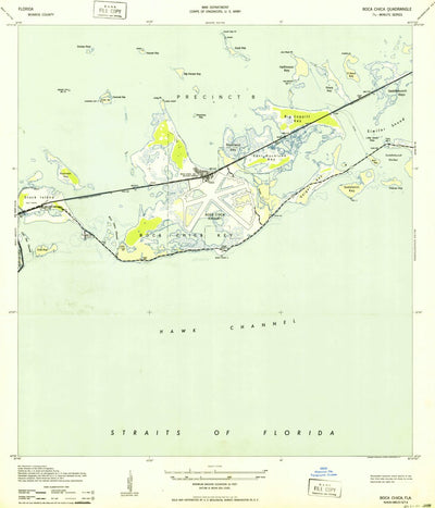United States Geological Survey Boca Chica Key, FL (1943, 24000-Scale) digital map