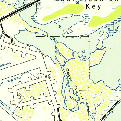 United States Geological Survey Boca Chica Key, FL (1943, 24000-Scale) digital map