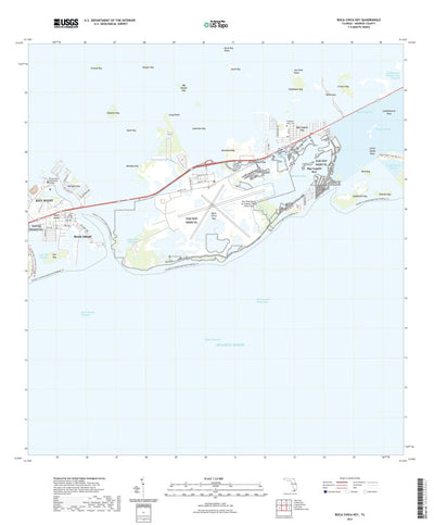 United States Geological Survey Boca Chica Key, FL (2021, 24000-Scale) digital map