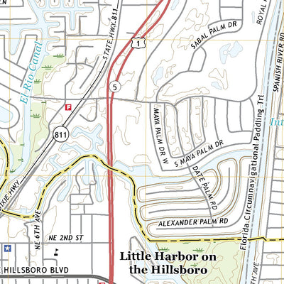 United States Geological Survey Boca Raton, FL (2021, 24000-Scale) digital map