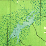 United States Geological Survey Bodcau Lake, LA (1932, 31680-Scale) digital map