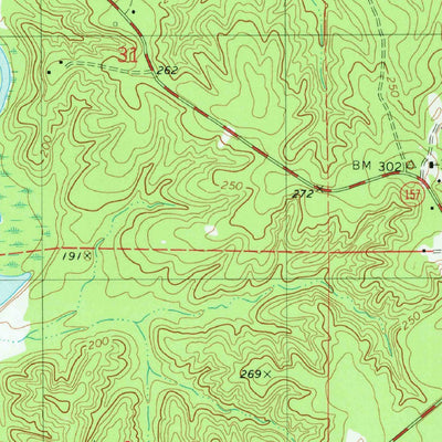 United States Geological Survey Bodcau Lake, LA (1975, 24000-Scale) digital map