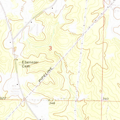 United States Geological Survey Bodcaw, AR (1973, 24000-Scale) digital map