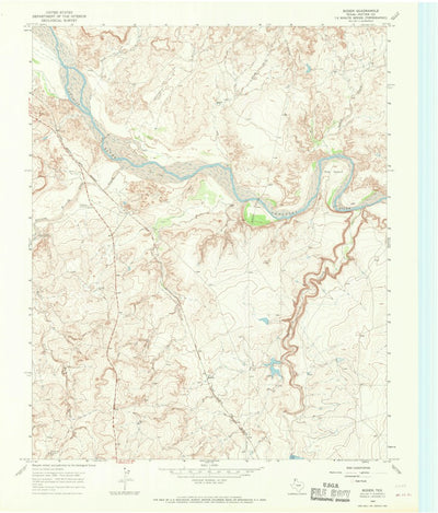 United States Geological Survey Boden, TX (1966, 24000-Scale) digital map