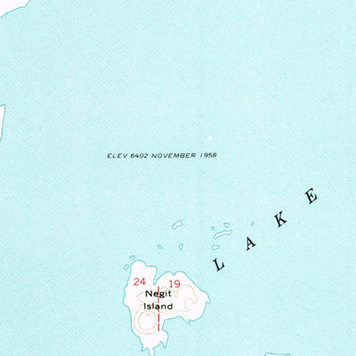 United States Geological Survey Bodie, CA (1958, 62500-Scale) digital map