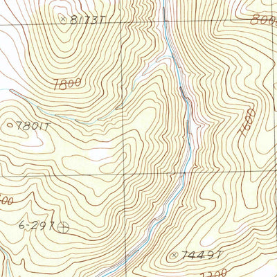 United States Geological Survey Bodie, CA (1989, 24000-Scale) digital map