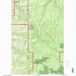 United States Geological Survey Bodie Mountain, WA (1992, 24000-Scale) digital map