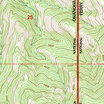 United States Geological Survey Bodie Mountain, WA (1992, 24000-Scale) digital map