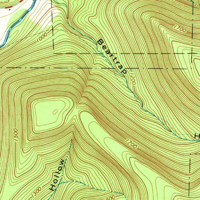 United States Geological Survey Bodines, PA (1965, 24000-Scale) digital map