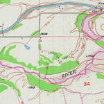 United States Geological Survey Boelus, NE (1953, 24000-Scale) digital map