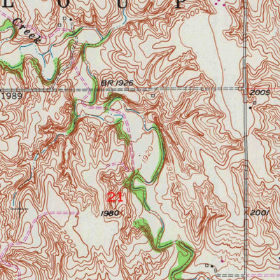 United States Geological Survey Boelus, NE (1953, 24000-Scale) digital map