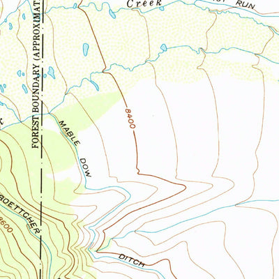 United States Geological Survey Boettcher Lake, CO (1956, 24000-Scale) digital map