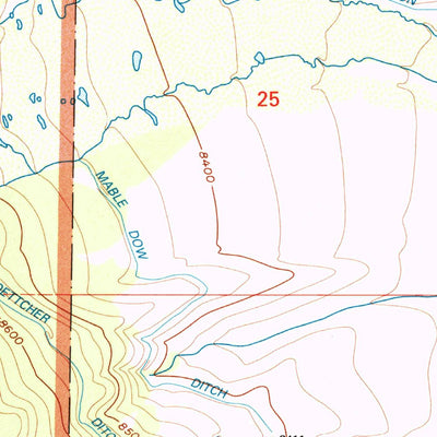 United States Geological Survey Boettcher Lake, CO (2000, 24000-Scale) digital map