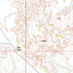 United States Geological Survey Bog Creek, SD (1993, 24000-Scale) digital map