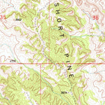 United States Geological Survey Bog Creek, SD (1993, 24000-Scale) digital map