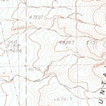 United States Geological Survey Bog Hot Springs, NV-OR (1990, 24000-Scale) digital map