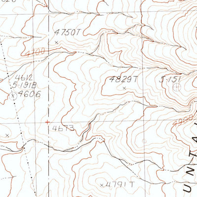 United States Geological Survey Bog Hot Springs, NV-OR (1990, 24000-Scale) digital map