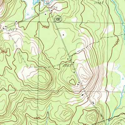 United States Geological Survey Bog Lake, ME (1990, 24000-Scale) digital map