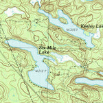 United States Geological Survey Bog Lake, ME (1990, 24000-Scale) digital map