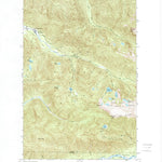 United States Geological Survey Bogachiel Peak, WA (1950, 24000-Scale) digital map
