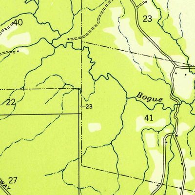United States Geological Survey Bogalusa West, LA (1949, 31680-Scale) digital map