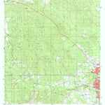 United States Geological Survey Bogalusa West, LA (1982, 24000-Scale) digital map