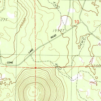 United States Geological Survey Bogard Buttes, CA (1983, 24000-Scale) digital map