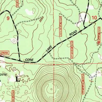 United States Geological Survey Bogard Buttes, CA (1995, 24000-Scale) digital map