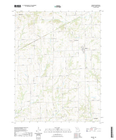 United States Geological Survey Bogard, MO (2021, 24000-Scale) digital map