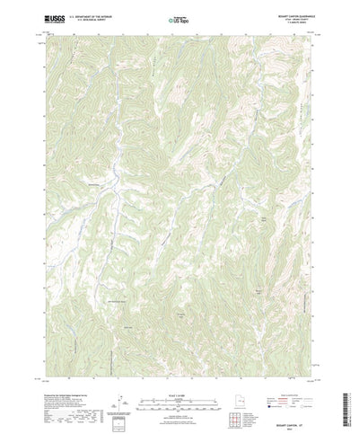 United States Geological Survey Bogart Canyon, UT (2023, 24000-Scale) digital map