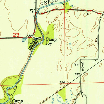 United States Geological Survey Boggstown, IN (1953, 24000-Scale) digital map